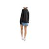 Coach Horse And Carriage Pattern Printed Loose Fit Cotton Sweatshirt Women Sweatshirt Black CBD22-BLK