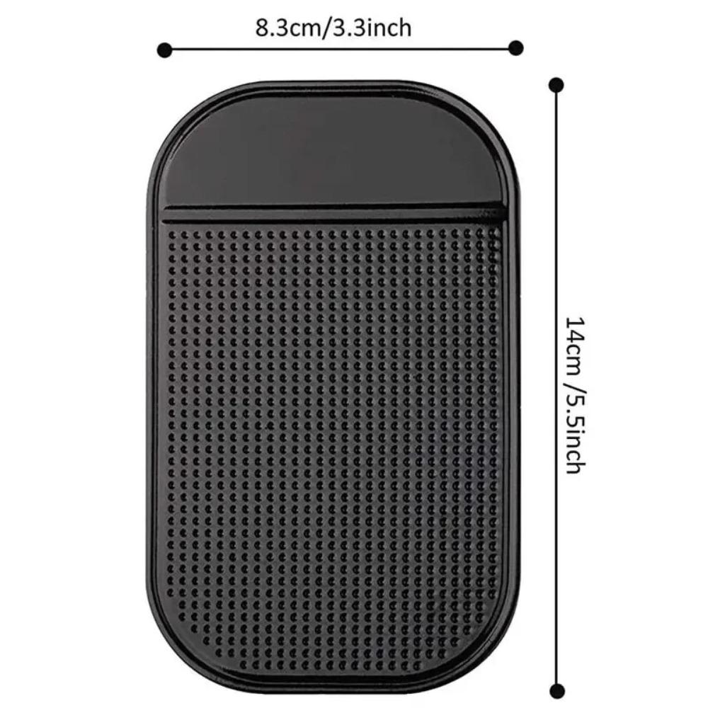 1Pc Multi-functional Dashboard Storage Sticky Mat, Magic Silicone Anti-slip Design, For Car Phone Glasses Holder