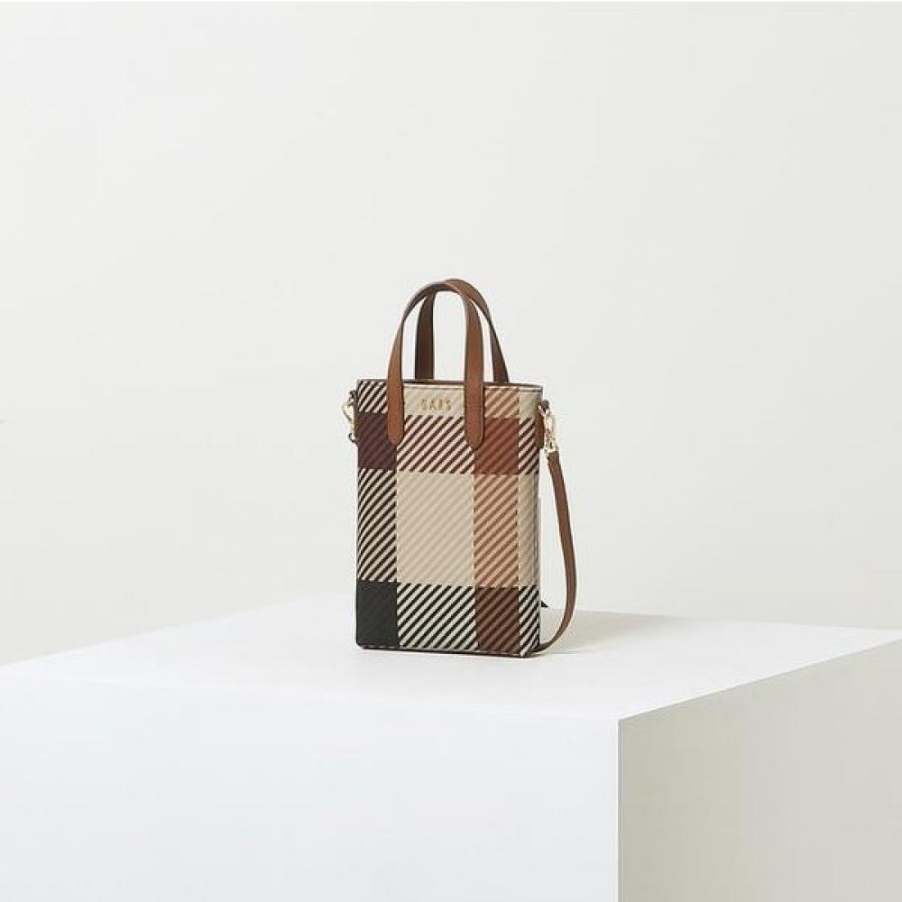 

Daks Brown Leather Mini Crossbody Bag Dcwa3e501 Single option