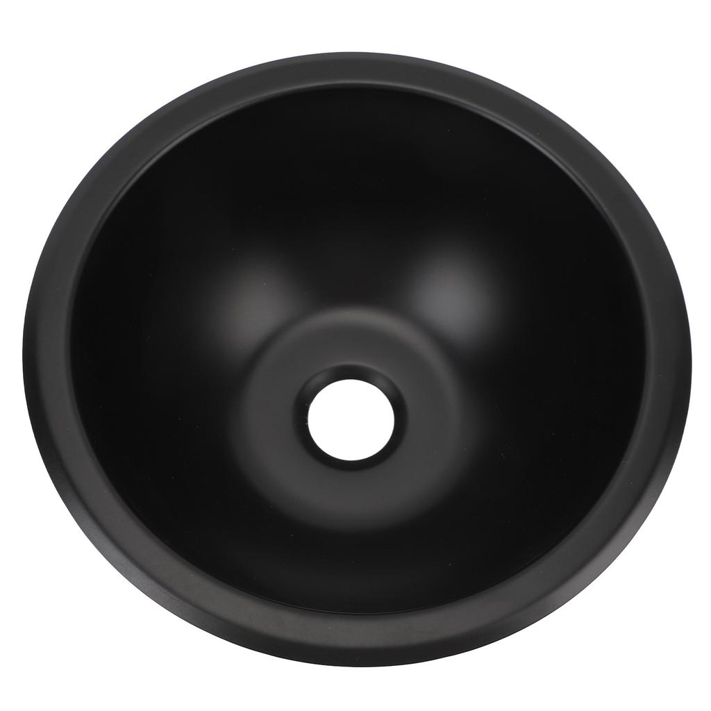 9 X 4in 304 Stainless Steel Sink Round Easy To Clean 40mm Drain Port Hand Wash Basin for RV Camper Boat Caravan