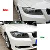 For BMW 3 Series E90 E91 2005 2006 2007 2008 2009 2010 2011 Sedan / Touring Stickers ABS Gloss Black Headlight Eyebrows Eyelid