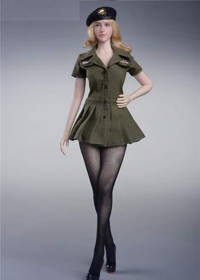 Échelle Fille de Feu Jouets FG070C Uniforme Militaire Sexy Sans Couture pour Figurines et Arme Pas [TOYBARJAPAN] 1/6 U.S. (Tête, corps, inclus)