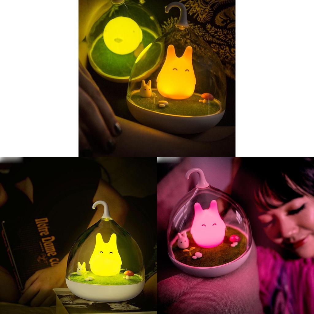 Luce Notturna LED USB Portatile Adorabile e Carina con Sensore Touch, per Camere da Letto Accoglienti