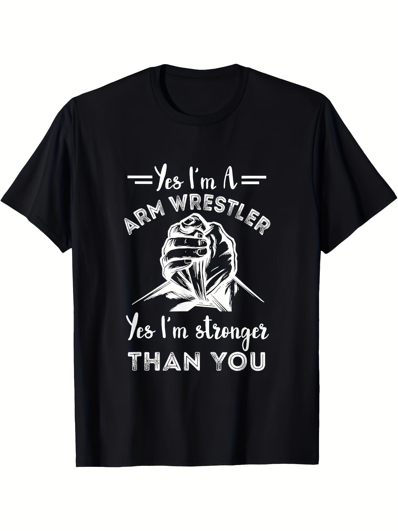 T-Shirt y2k Arm Wrestling T Black/White XL
