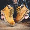 Maillard first-layer rhubarb boots retro British Martin boots thick-soled new mountaineering men's tooling boots