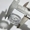 Transparent Plastic Mini Cosmetic Jars for Nail Art & Ornament Storage