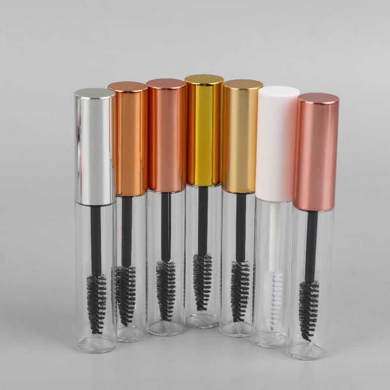 10Ml Empty Mascara Tube Eyelash Growth Liquid Vial Bottle With Eyelash Wand Eyelash Cream Container Refillable Packaging Makeup