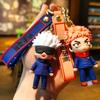 Anime Jujutsu Kaisen Chibi keychain Gojo Satoru Itadori Yuji custom keychain cartoon fun bag charm backpack car keychain