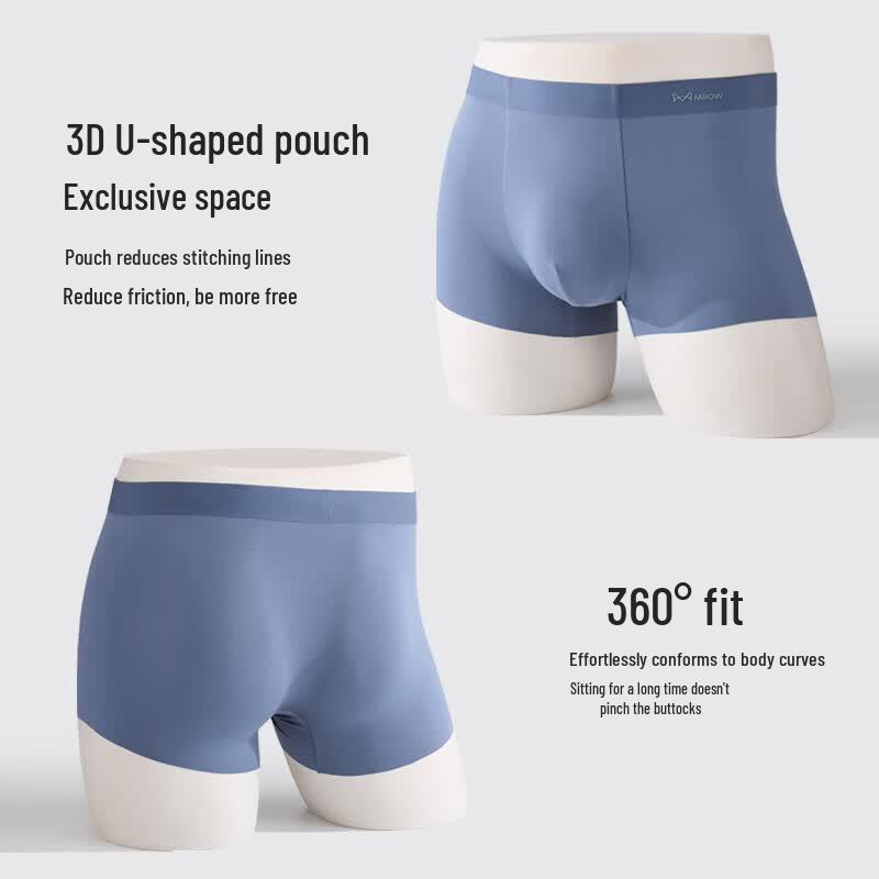 Maoren Men's 120s Modal Antibacterial Boxer Briefs Gift Set