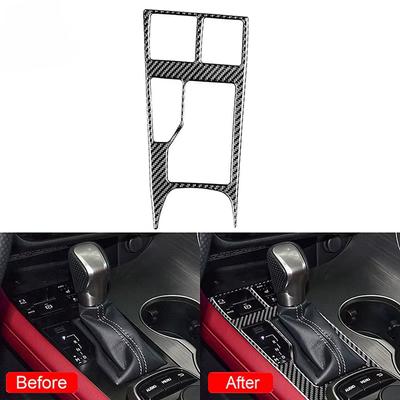 For Lexus RX350 RX450h 2016 2017 2018 2019 Car Gear Shift Box Panel Cover Trim Carbon Black Auto Interior Accessories