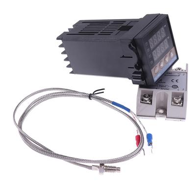 1Pcs Rex-C100 V Dn Smart Thermostat Ssr Adjustable Temperature Controller Switch