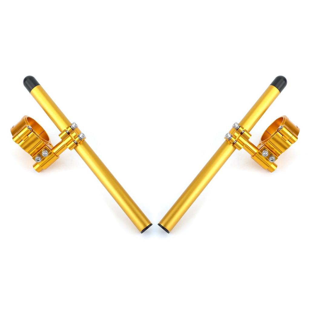 Universal Adjustable Rotatable CNC Billet Clip Ons Fork Tube Handlebar Kit 37mm