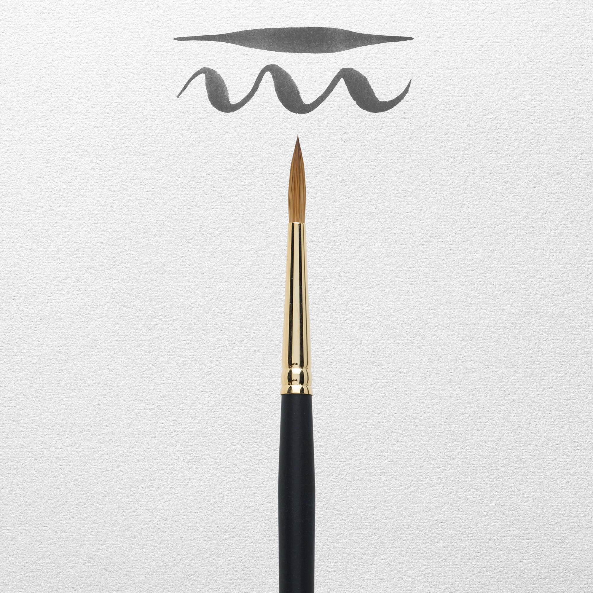 

Rembrandt Talens Rembrandt Watercolor Brush Series 100 Kolinsky Round No. 4 T909-100-04