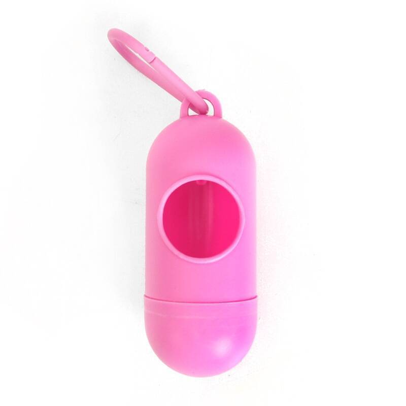Portable Sustainable Eco-Friendly Dog Poop Bag Dispenser with Storage Shovel and Silicone Garbage Disposal
