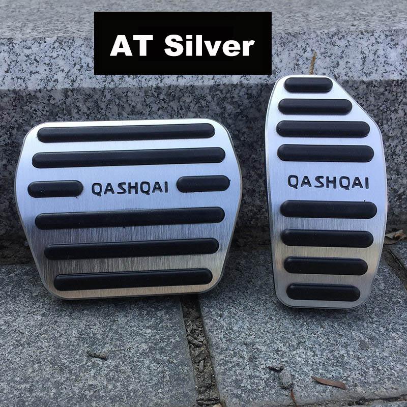 Car Fuel Accelerator Brake Pedals Cover Pad Accessories For Nissan Qashqai J11 J12 2014-2017 2018 2024