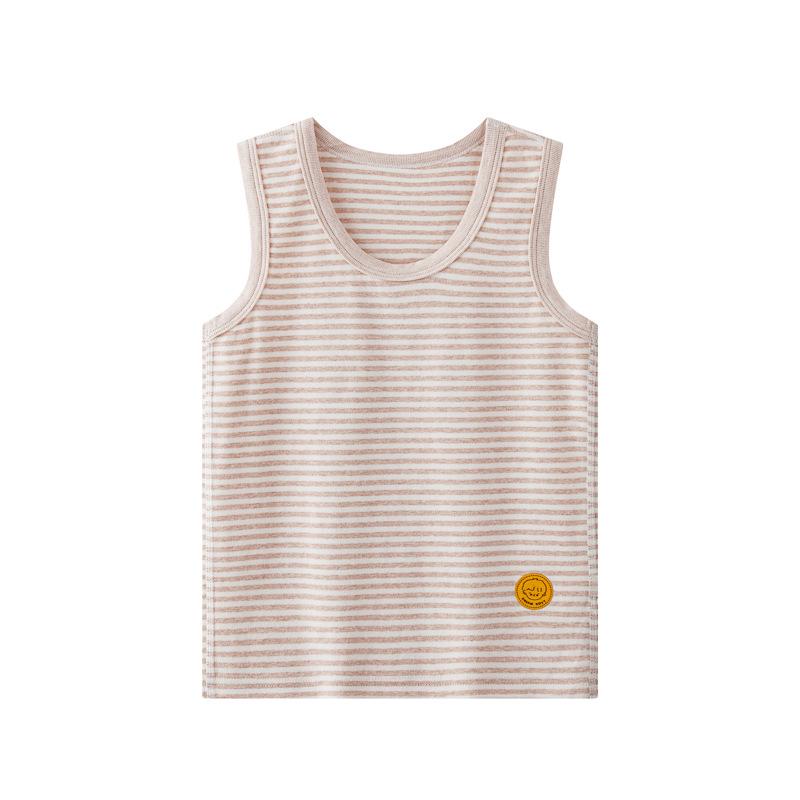 Colete térmico infantil de algodão - Camada base quente para crianças, ideal para outono/inverno.