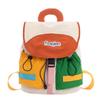 Korean Color Block Kindergarten Backpack: Trendy Outdoor Sports Bag for Girls, Parent-Child Style