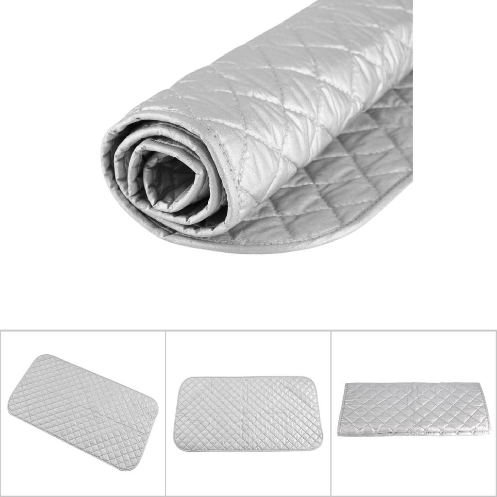 1Pc Portable Foldable Cotton Ironing Mat Silver Laundry Pad Home Use  (48 * 85cm)