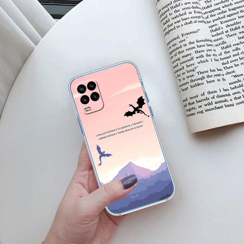 Fourth wing dragons Transparent Phone Case for Motorola Moto G10 G20 G30 G31 G32 G34 G35 G41 G42 G50 G51 G52 G55 G60 G60S