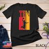 Kids 10th Birthday Basketball Lover Gift 10 Years Old Retro Unisex T-shirt