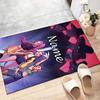 Custom KPop Demon Hunters Mat Personalized Name, Polyester Washable Indoor Entryway Rug, Gift for Christmas, Easter, Thanksgiving Day