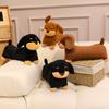 Cute Soft Dachshund Dog Doll Plush Toy Puppy Dog Doll Children Soothing Rag Doll Male Birthday Gift