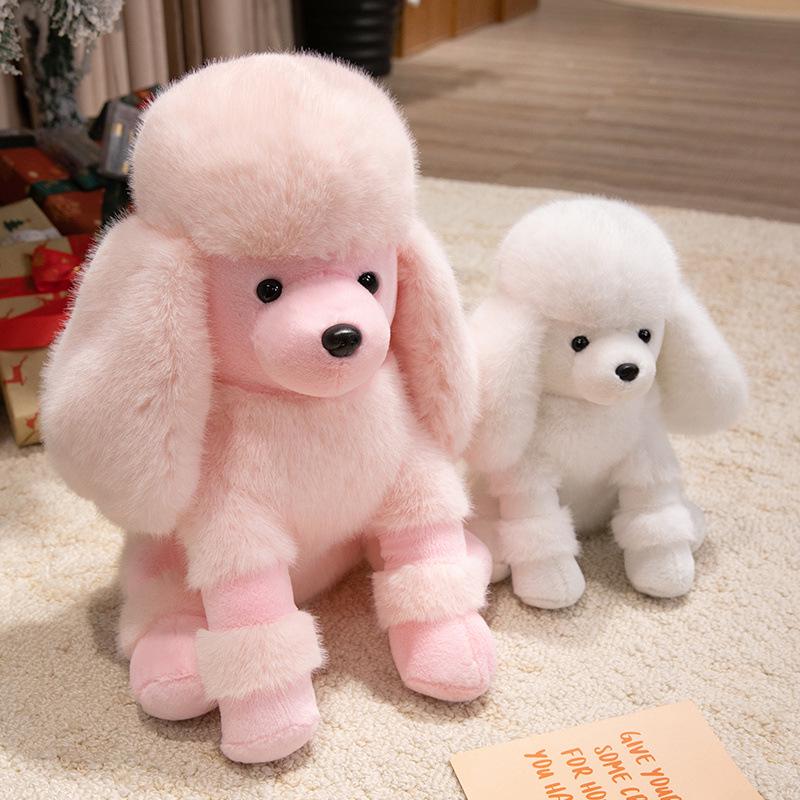 Grenzüberschreitende Pudel Plüschhund Puppe - Valentins- & Geburtstagsgeschenk