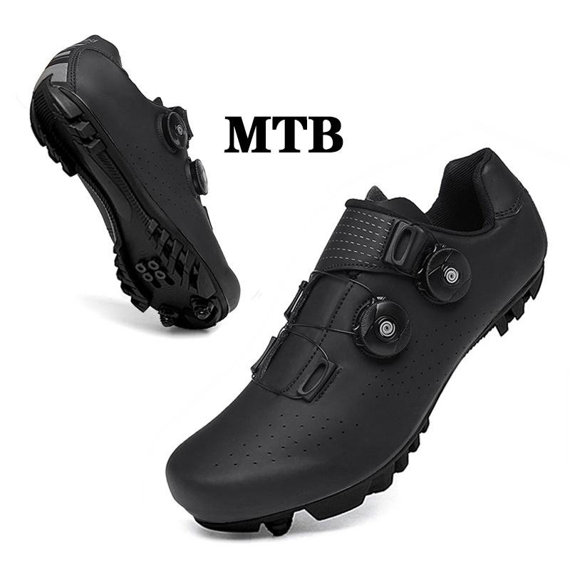 Cycling Sneaker MTB Men Sports Dirt Bike Shoes SPD Pedal Mountain Bicycle Footwear Speed Racing Man Flat Off Road Cycling Shoes