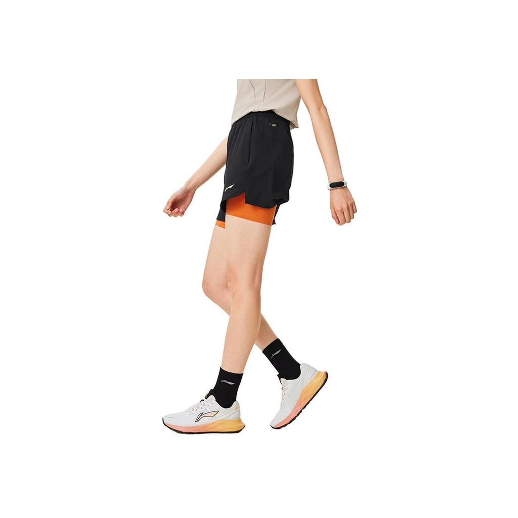 Li-Ning Quick-Drying Breathable Comfortable Sports Casual Shorts Women Shorts Black AKSU046-1