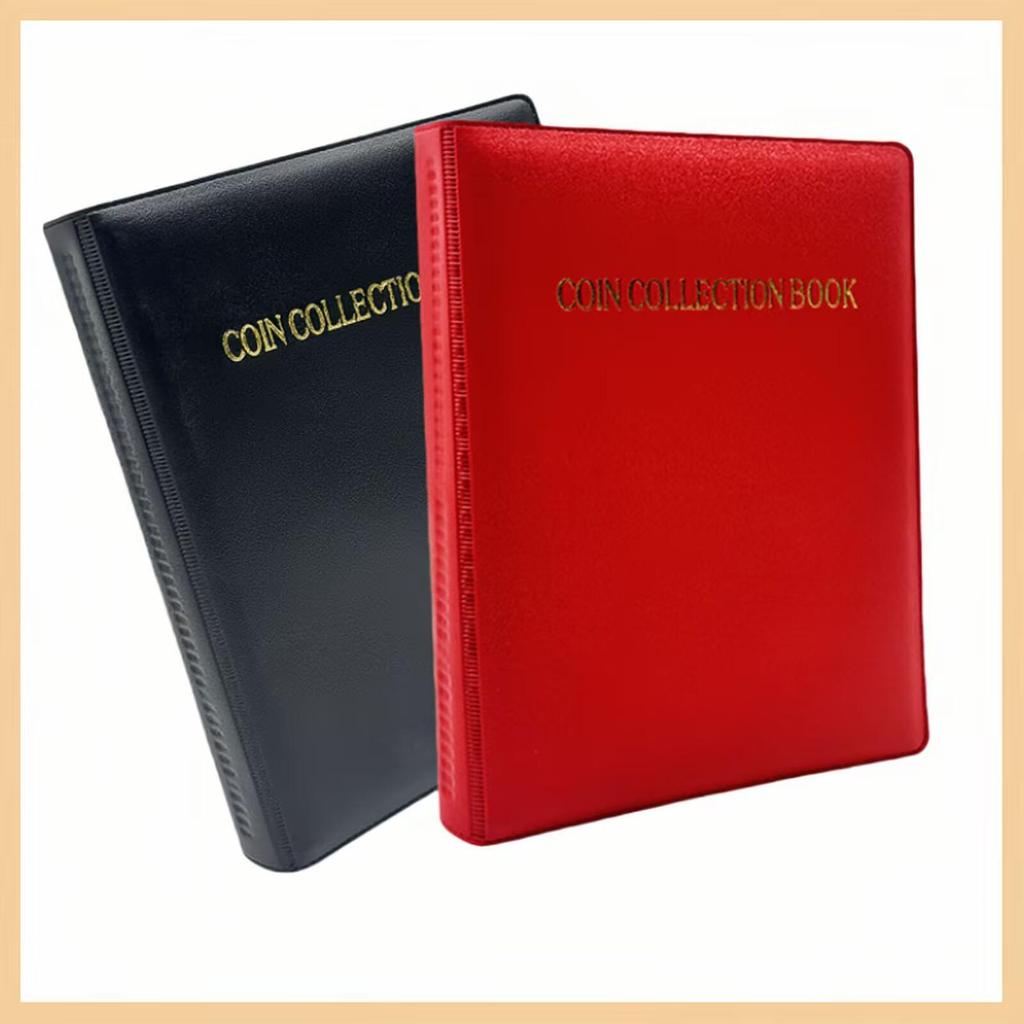 A4 Coin Collection Album: 210 Small Pockets + 60 Large Pockets for Mixed Ancient and Commemorative Coins, Loose-leaf Storage.