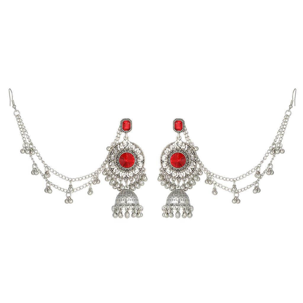 European and American Retro Ethnic Style Earrings, Long Fringed Ear Chains, Exotic Indian Style, Luxurious Temperament, Fringed Earrings for Women