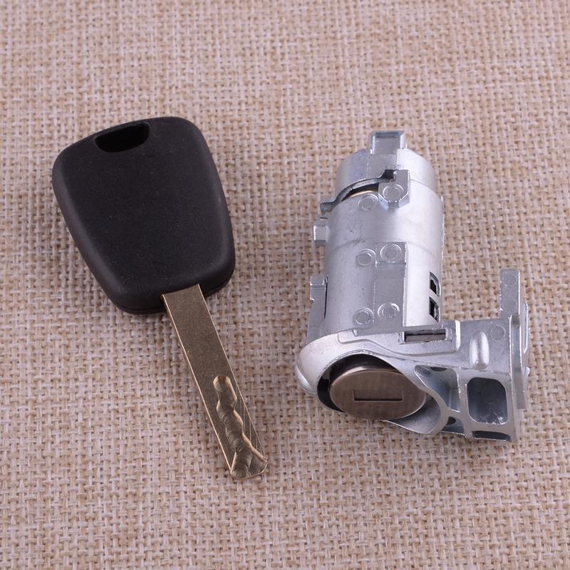 7701209836 Car Front Left Door Lock Barrel with Key Kit Fit for Renault Master Clio Trafic III Kangoo