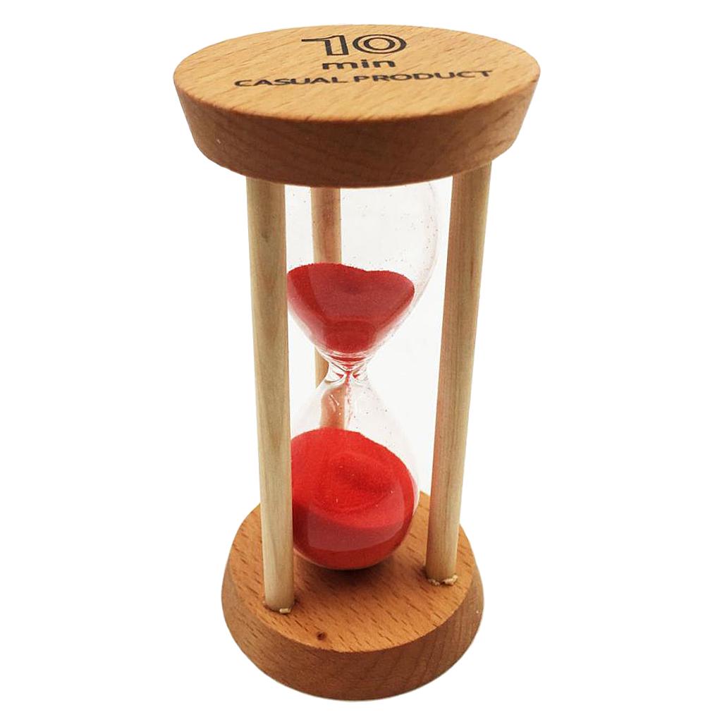 30 Minuten Holz Sand Mode Glas Sanduhr Timer Innenministerium Dekor