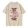 Lamour De Ma Vie Hit Me Hard and Soft Graphic Tshirts Unisex Women Hip Hop Oversized Tshirt Unisexs Fashion Art Aesthetic T Shrts