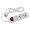 Extension Cord 5 Sockets 5m With/without 3x1.5mm2 White