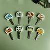 6Pcs/12Pcs Flexible Silicone Anti Slip Key Caps Cover Set Soft Protectors Colorful Key Identifier For Home Car Office Keys