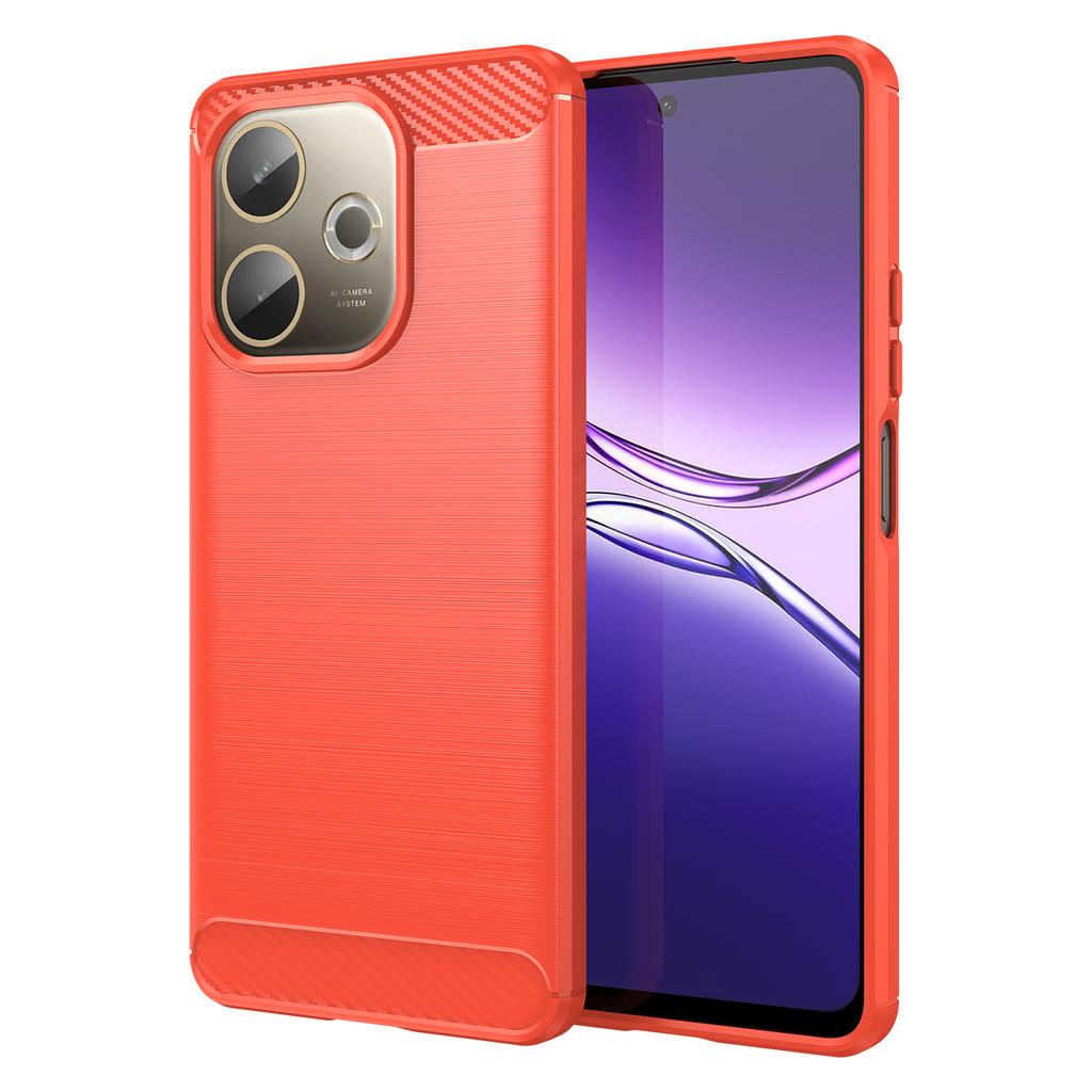 For Oppo A5 Pro 5G/A5 Pro 4G/A5 Energy Case Protective Phone Cover Carbon Fiber Texture Brushed