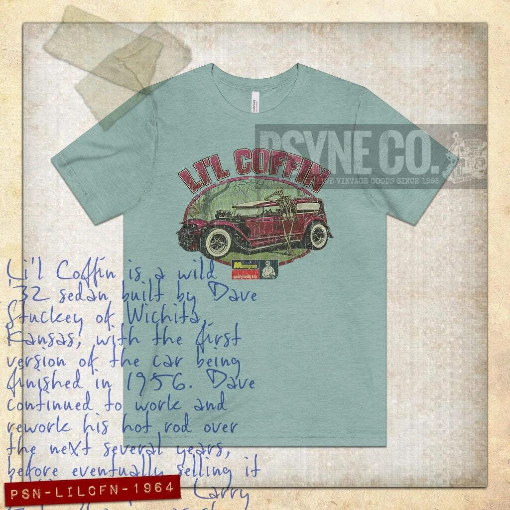 

Мужская винтажная футболка Lil Coffin Kustom Deuce 1964 4XL
