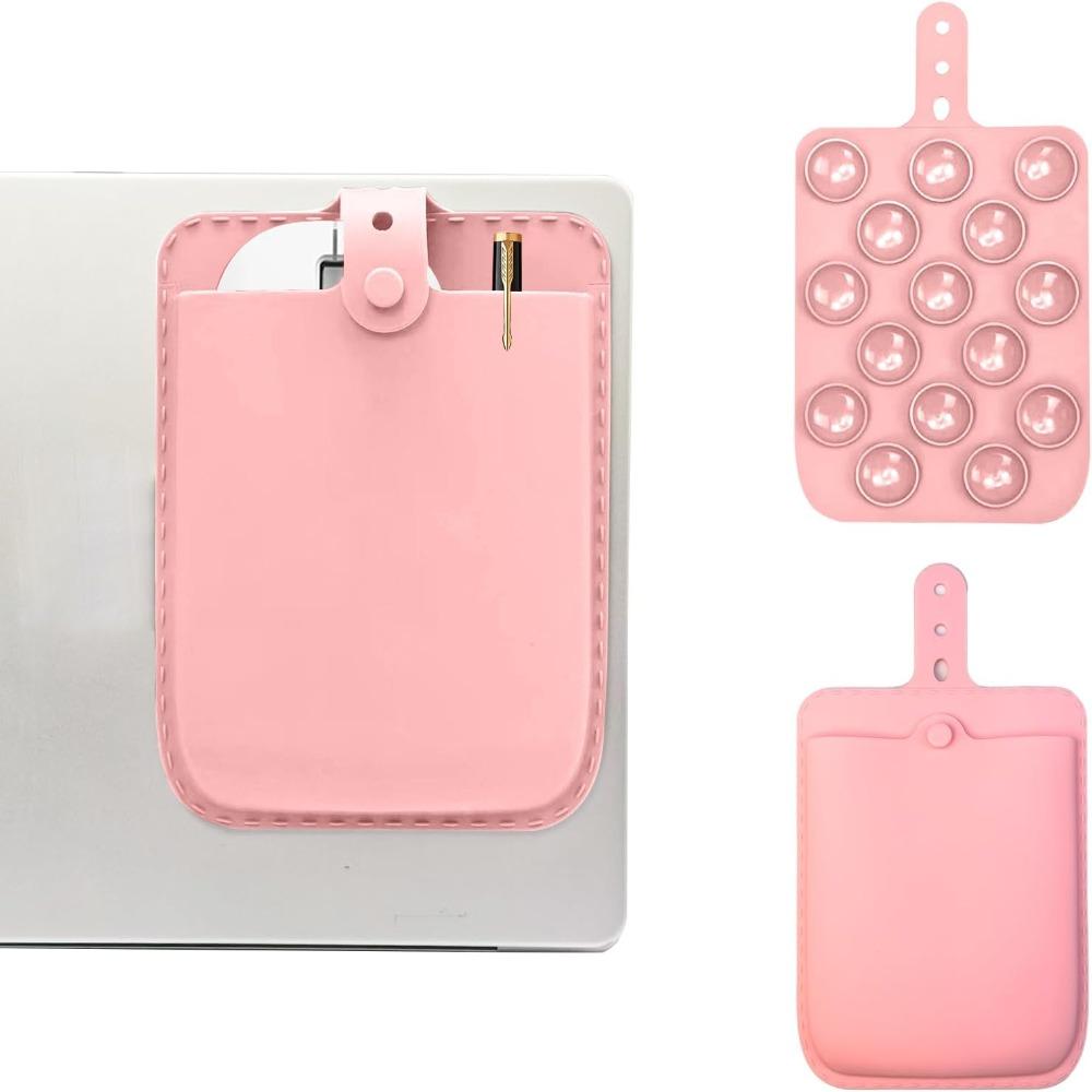 High Quality Universal Laptop Mouse Case Powerful Suction Cup Compatible Suction Cup Mouse Bag Silicone Mouse Bag for IPad