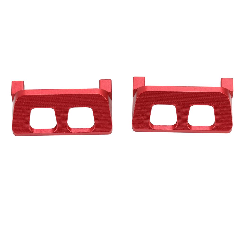1 Pair RC Servo Protector Aluminum Alloy Servo Guard Fit for Traxxas E Revo VXL 1 16 Red