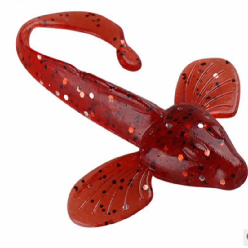 6 шт./компл. силиконовые искусственные плавники черви приманка для рыбы личиночная рыболовная приманка джиг-головка мягкая креветка