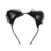 Thin Lace Headband Head Bezel Hair Band Funny Cat EarsHairband  Girl