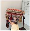 Ethnic Lace Women's Tassel Chest Bag - 2026 Summer Single Shoulder Fashion Bag