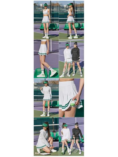Women's Quick-Dry Pleated Sports Skirt: Anti-Exposure Golf, Fitness, Running, Tennis, Badminton Skirt