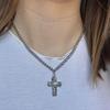 Versatile DIY Alloy Cross Charm Dripping Oil and Diamond Jewelry Component Pendant for DIY Crafts Neckalce Earrings