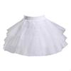 Petticoat Lightweight Flower Girl Crinoline Underskirt Soft Yarn Elastic Waist Boneless Skirt
