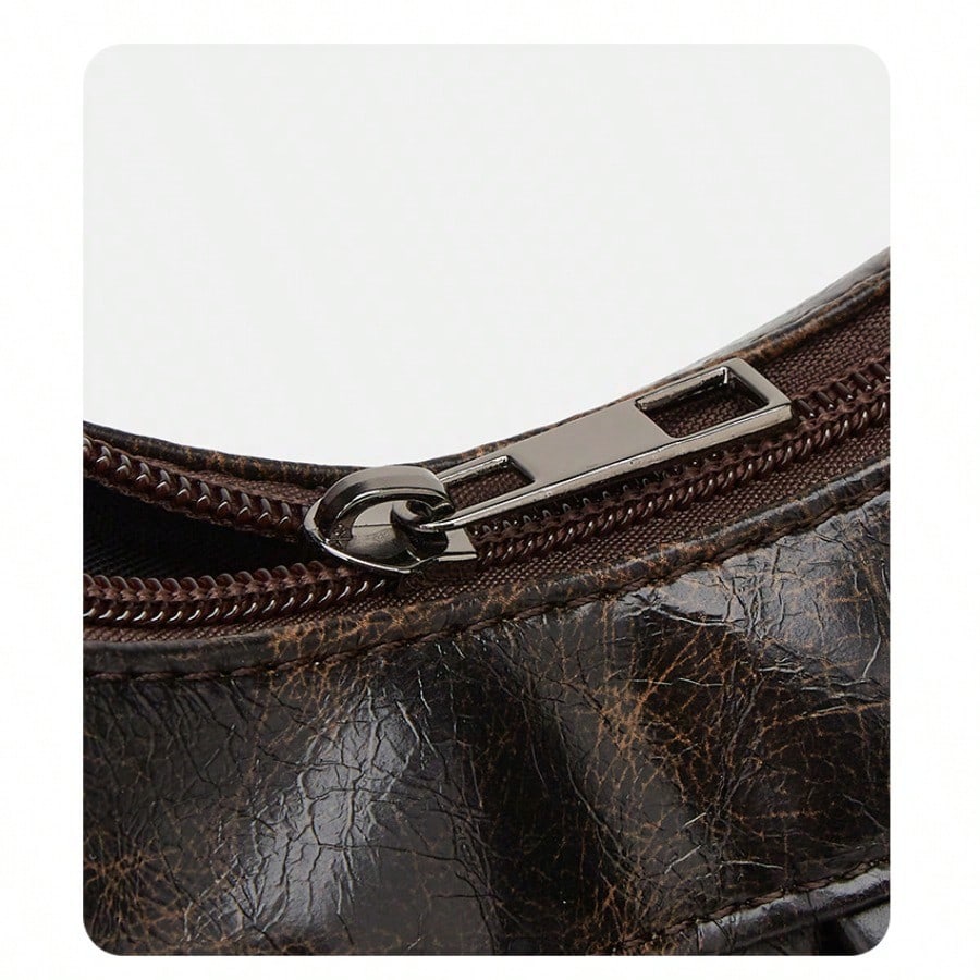 New shoulder tote bag retro commuting temperament style bag underarm locomotive bag female