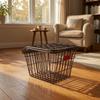 Cycle Rear Cargo Rack with Wire Basket | Metal Construction, RustResistant, Bike
