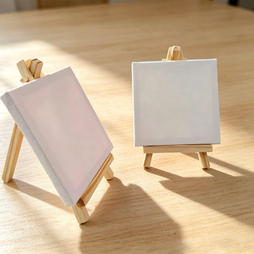 Mini-Staffelei-Set handbemalt Acryl: DIY Ölmalerei Schreibtischrahmen Schmuckstück
