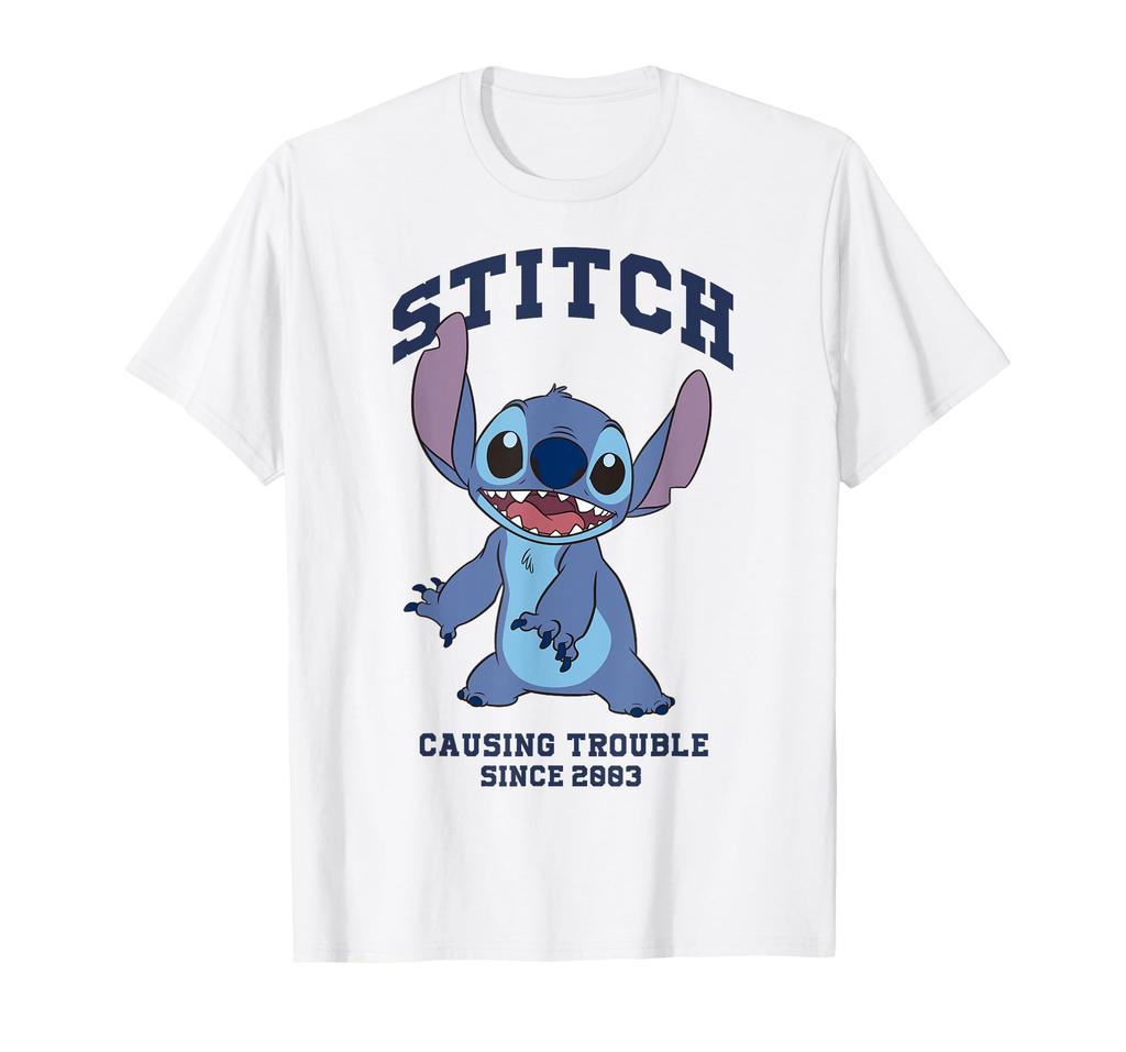 Disney Lilo Stitch Trouble 2003 and later Varsity Style & T-Shirt